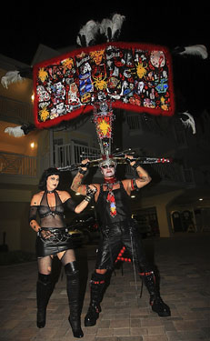 Headdress Ball 2010 photo - Duval Street, Key West